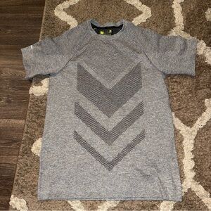 Xersion Gray Textured Athletic Top